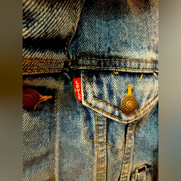 Levi Strauss original denim jacket kids size 4T - Picture 2 of 3